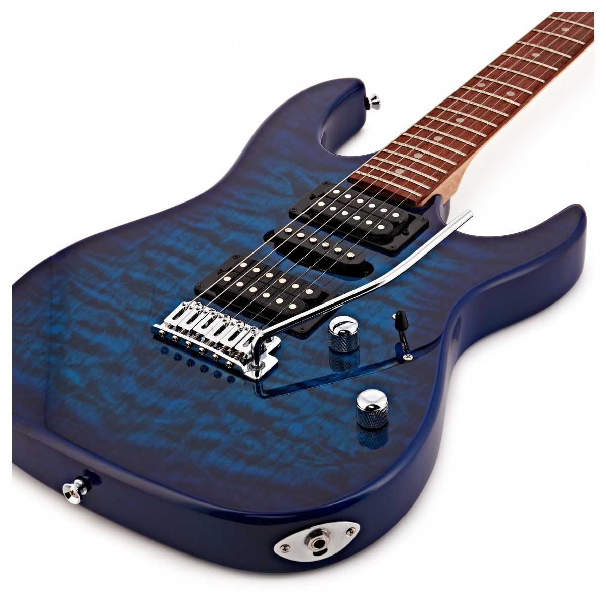 Ibanez GRX70QA GIO Transparent Blue Burst