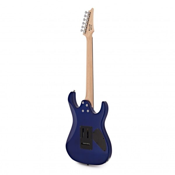 Ibanez GRX70QAL GIO Left Handed Transparent Blue Burst