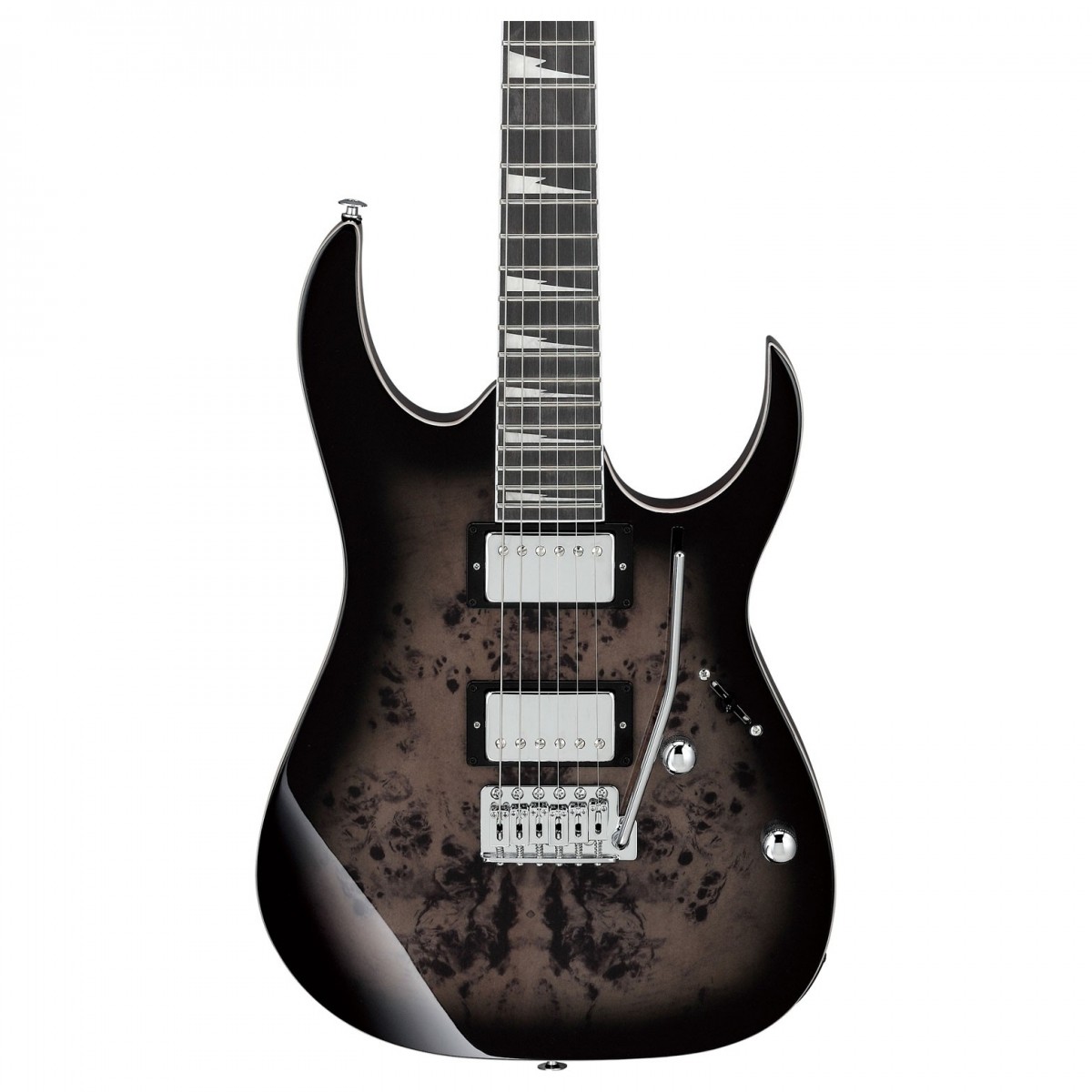 Ibanez GRG220PA1 Gio Series Transparent Brown Black Burst