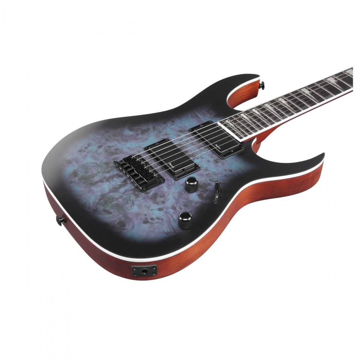 Ibanez GRG121PAR Brown Black Burst Flat