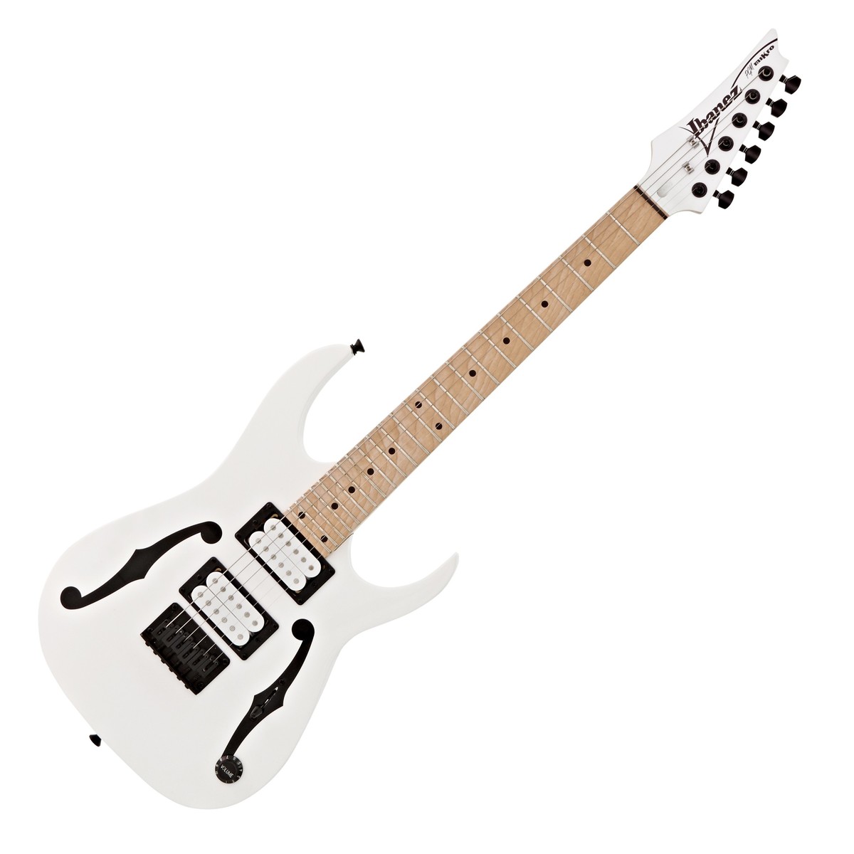Ibanez PGMM31 Paul Gilbert miKro White