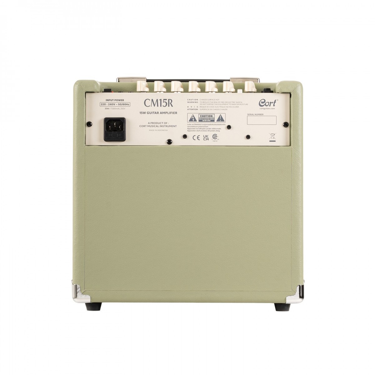 Cort CM15R 15w Practice Amp Pastel Green