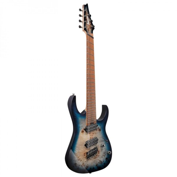 Ibanez RGMS7PB 7 String Multi Scale Cosmic Blue Star Burst
