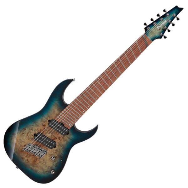 Ibanez RGMS8PB Cosmic Blue Starburst