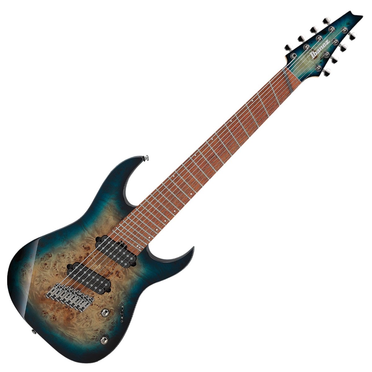 Ibanez RGMS8PB Cosmic Blue Starburst