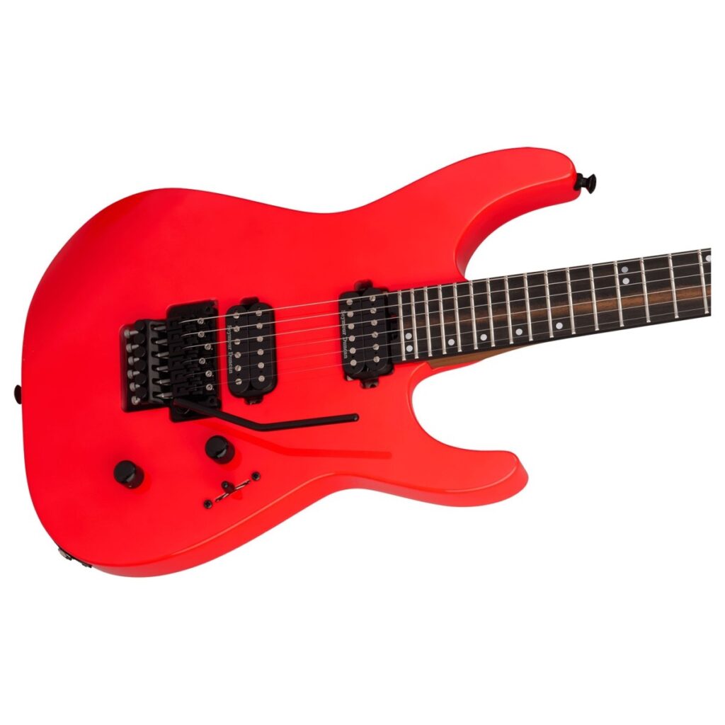 Jackson American Series Virtuoso Streaked Ebony Fingerboard Rocket Red