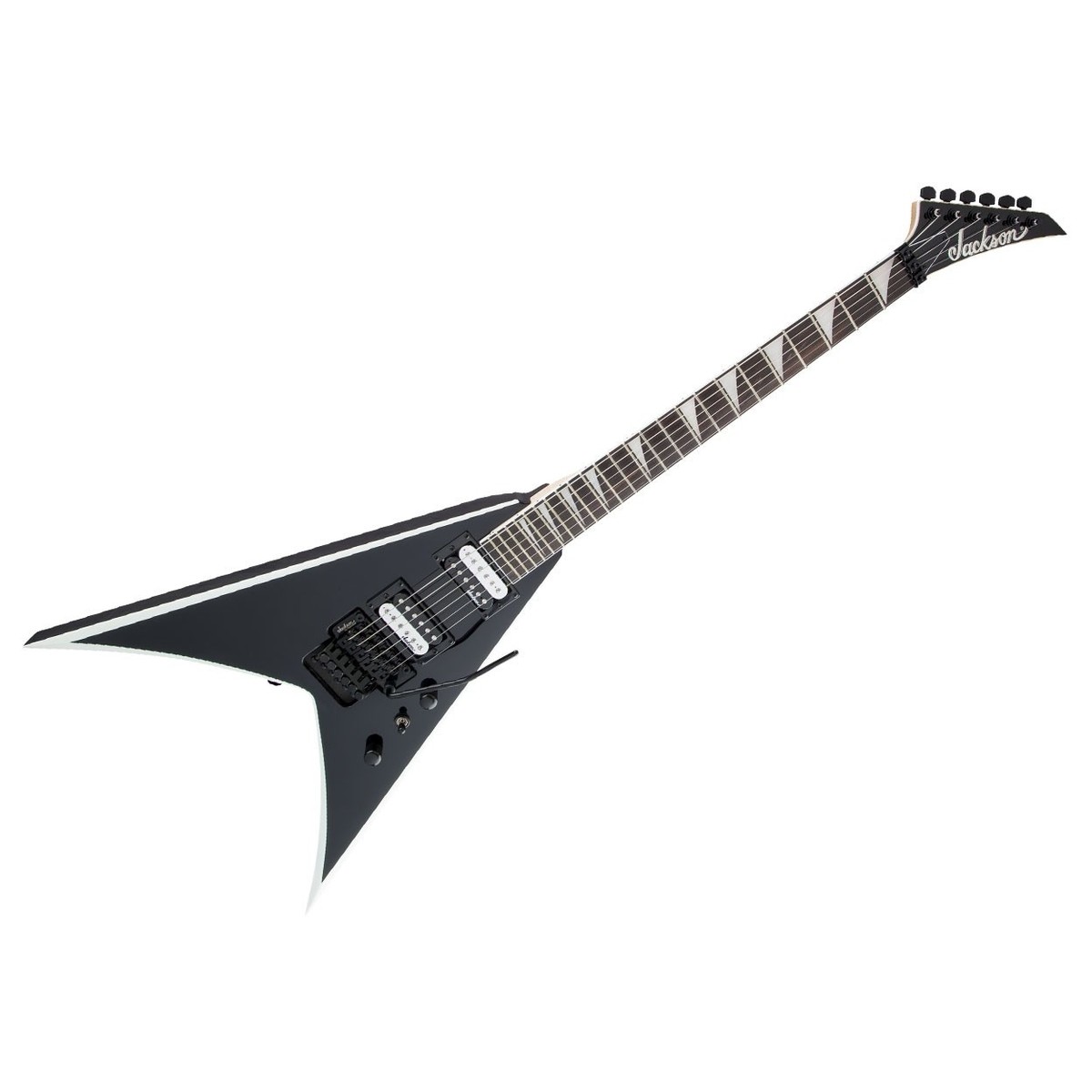 Jackson JS Series King V JS32 Black with White Bevels