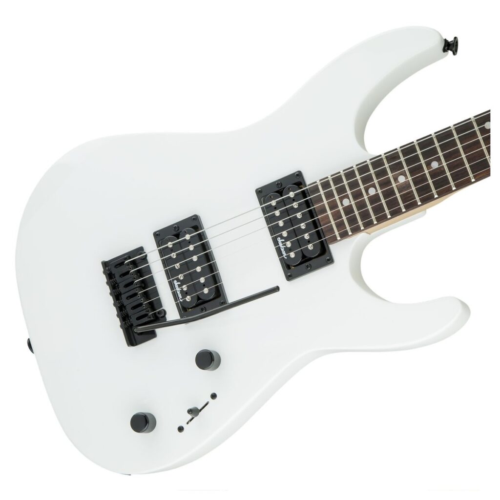 Jackson JS Series Dinky JS11 Amaranth Fingerboard Snow White