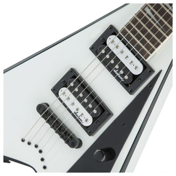 Jackson JS Series Rhoads JS32T AF White with Black Bevels
