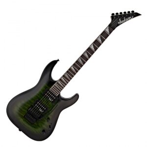 Jackson JS Series Dinky Arch Top JS32Q DKA Transparent Green Burst