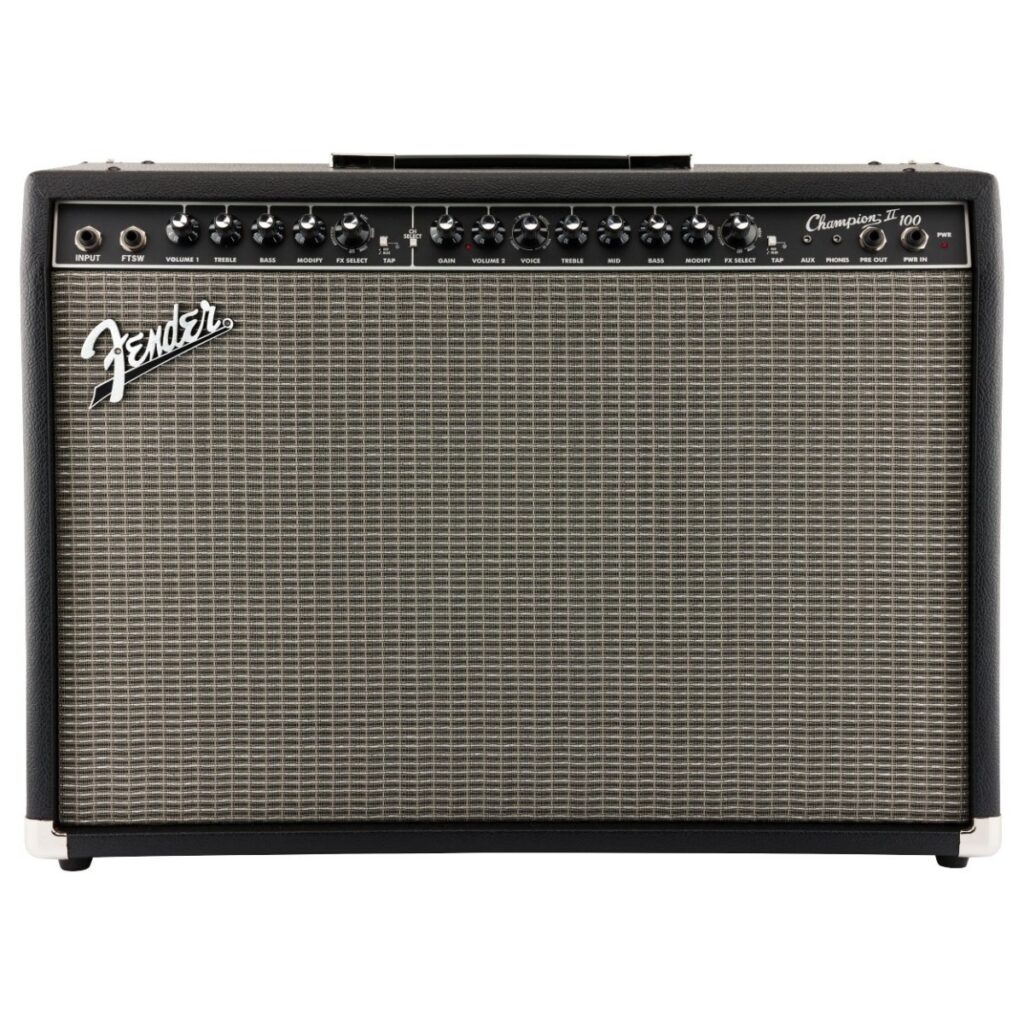 Fender Champion II 100 Guitar Amplifier Combo with Effects pack of 3