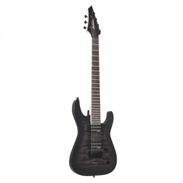 Jackson JS Series Dinky JS22Q-7 DKA HT Transparent Black Burst