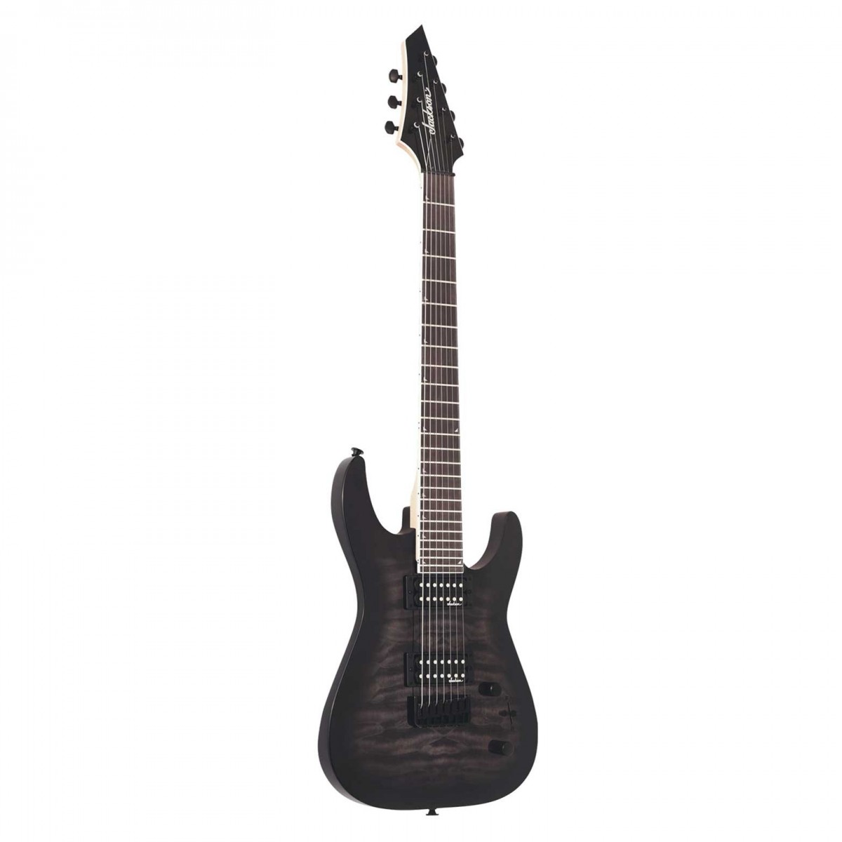 Jackson JS Series Dinky JS22Q-7 DKA HT Transparent Black Burst