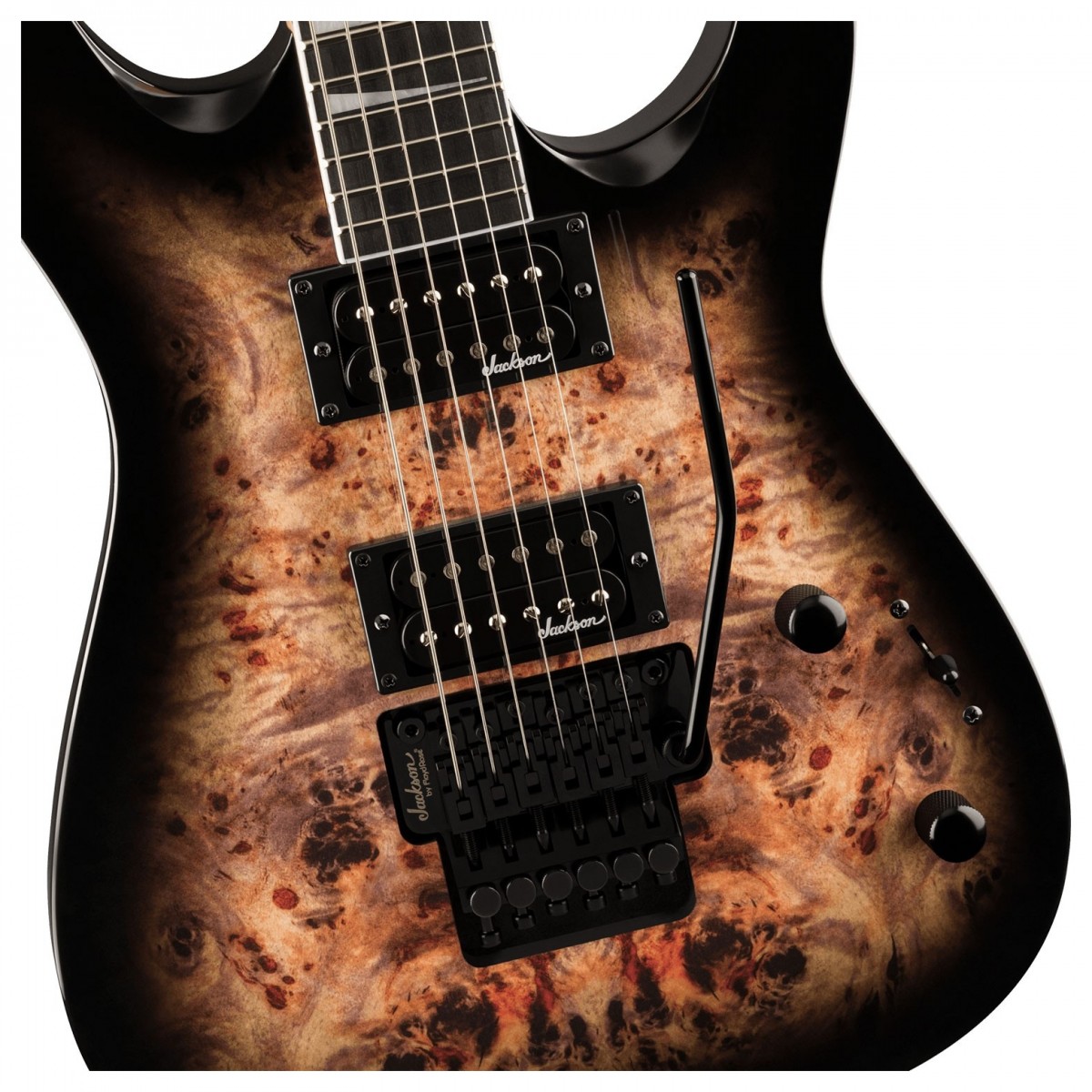 Jackson JS Series Dinky JS32 DKAP Transparent Black Burst