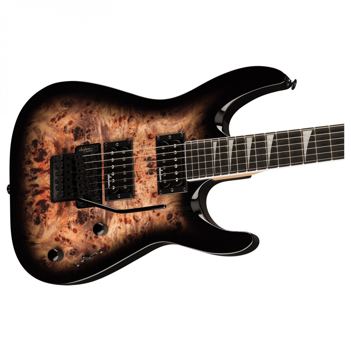 Jackson JS Series Dinky JS32 DKAP Transparent Black Burst