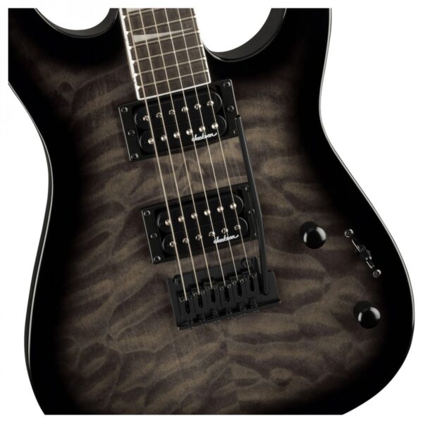 Jackson JS Series Dinky JS20 DKQ 2PT Transparent Black Burst