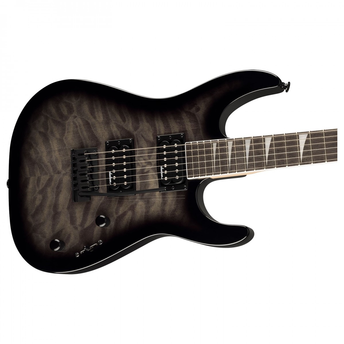 Jackson JS Series Dinky JS20 DKQ 2PT Transparent Black Burst
