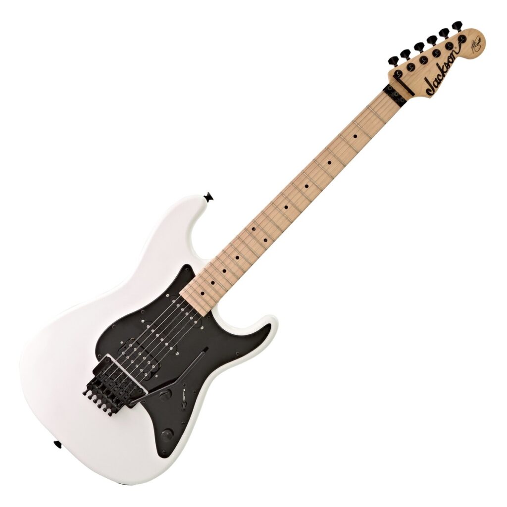 Jackson X Series Signature Adrian Smith SDXM Snow White w/ Black PG