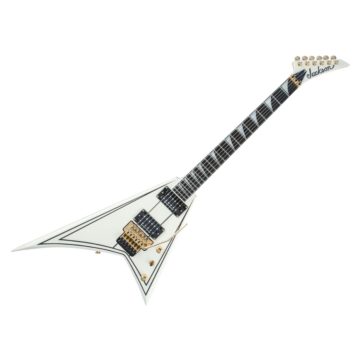 Jackson Pro Rhoads RR3 Guitar Ivory with Black Pinstripes