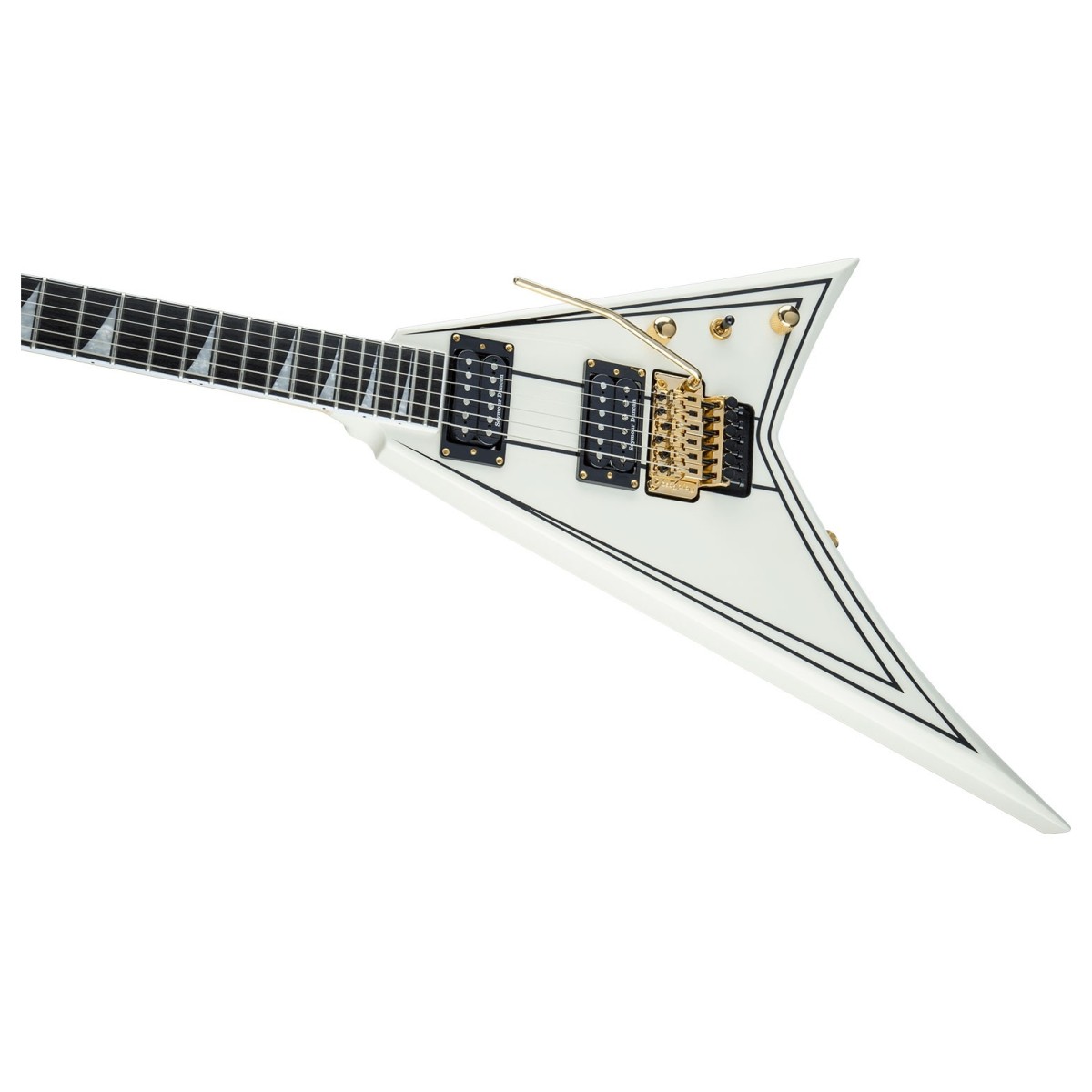 Jackson Pro Rhoads RR3 Guitar Ivory with Black Pinstripes