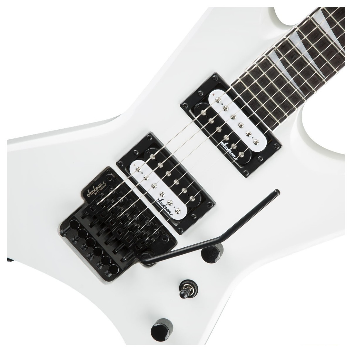 Jackson JS Series Warrior JS32 Amaranth Fingerboard Snow White