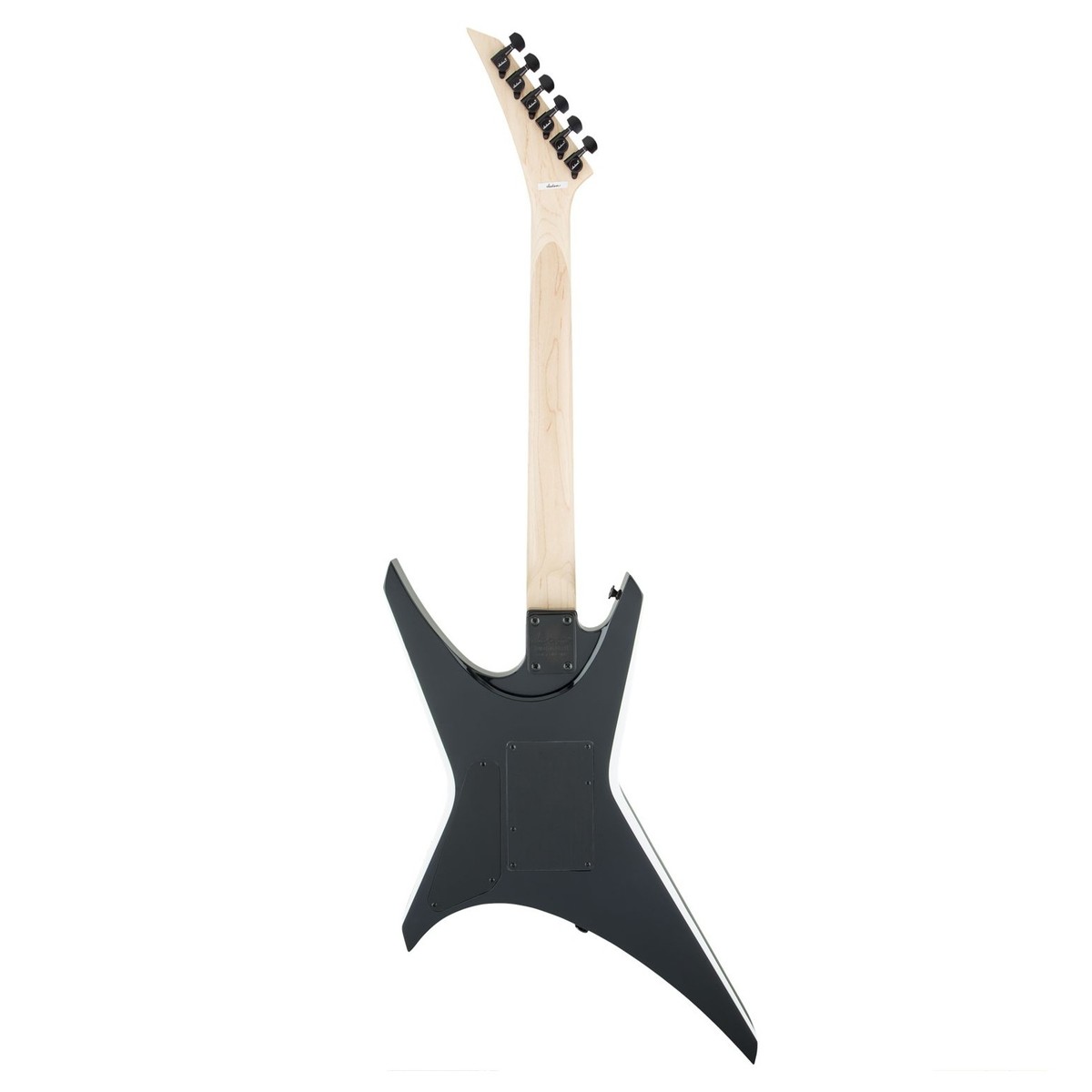 Jackson JS Series Warrior JS32 Black with White Bevels