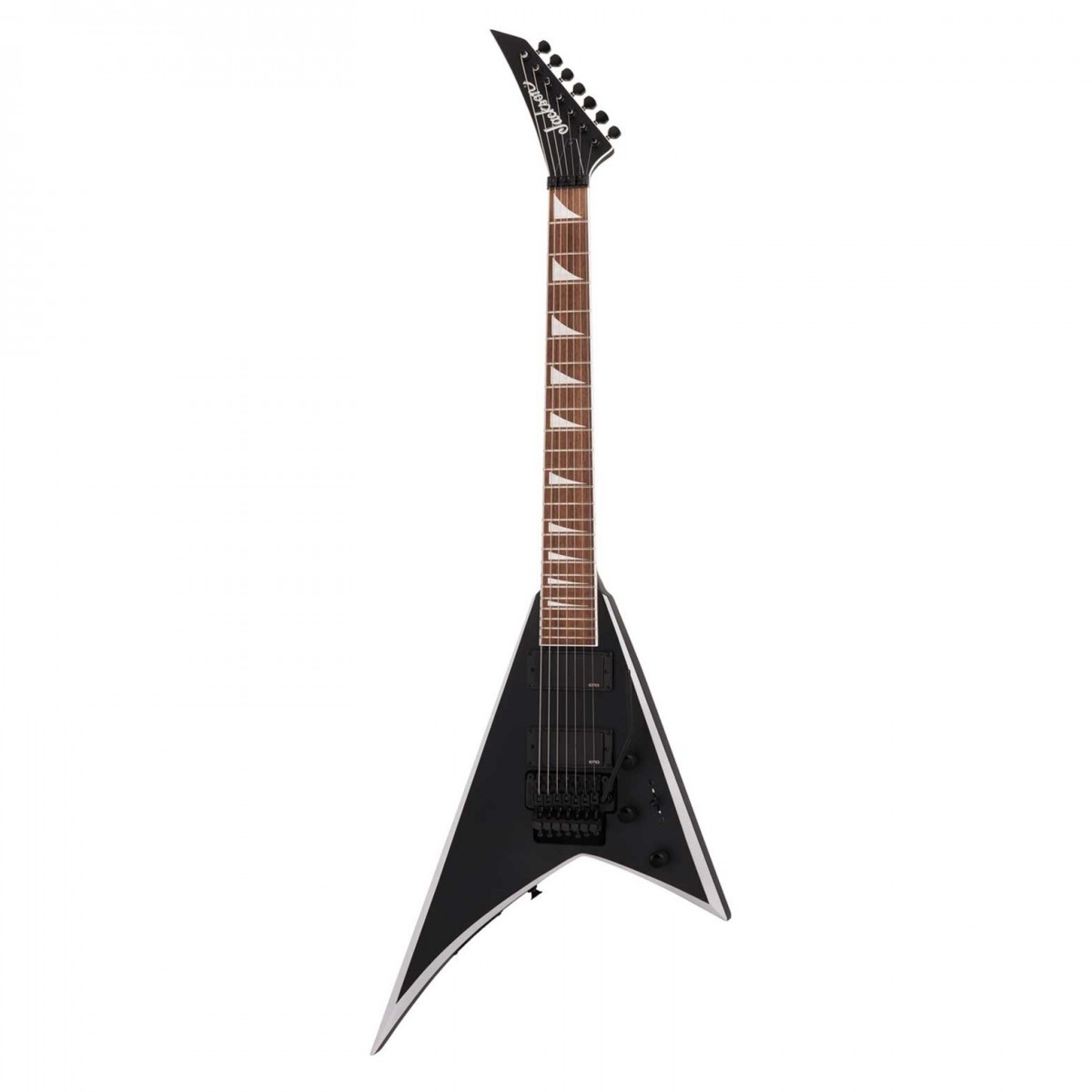 Jackson X Series Rhoads RRX24-MG7 Satin Black w/ Primer Gray Bevels