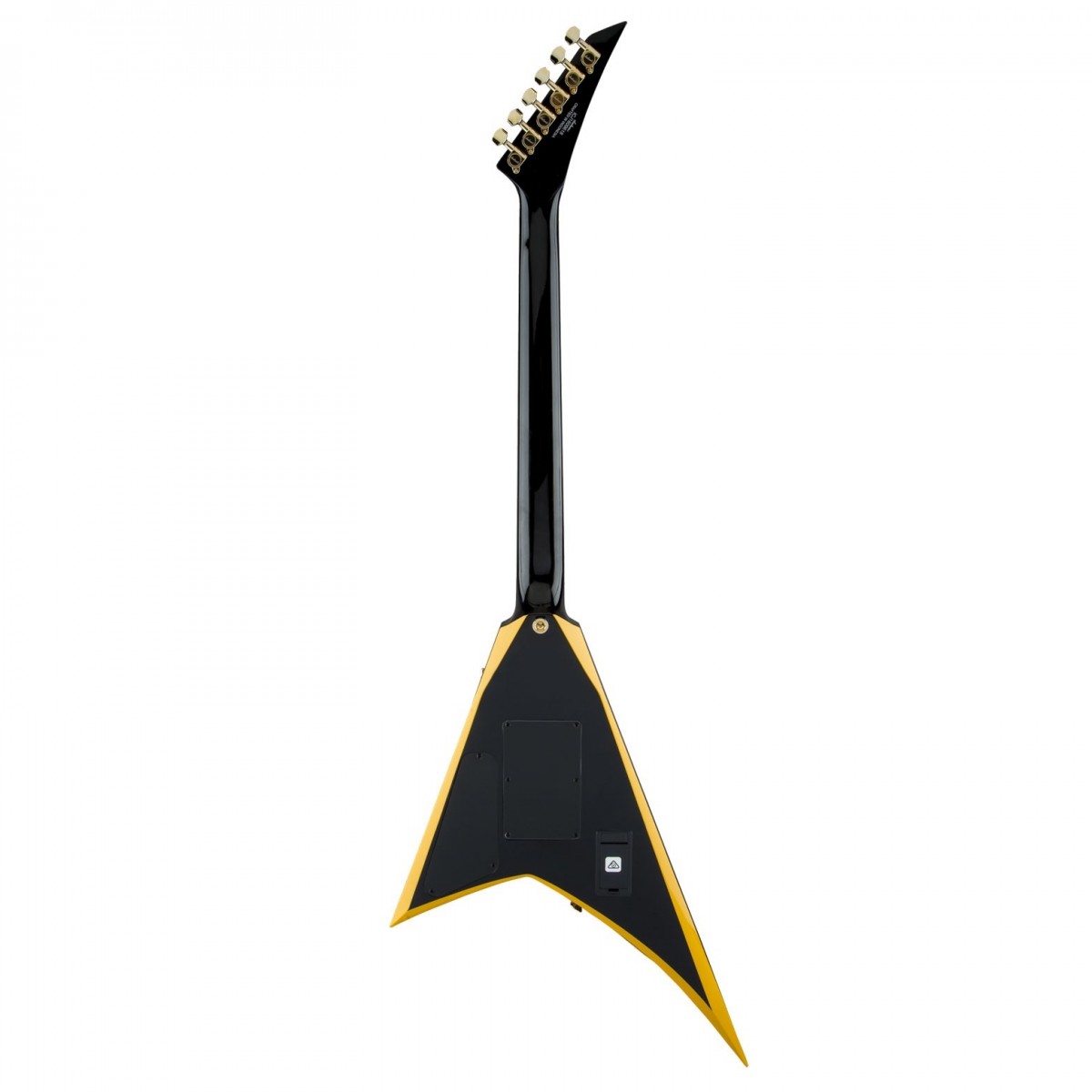 Jackson X Series Rhoads RRX24 Black with Yellow Bevels