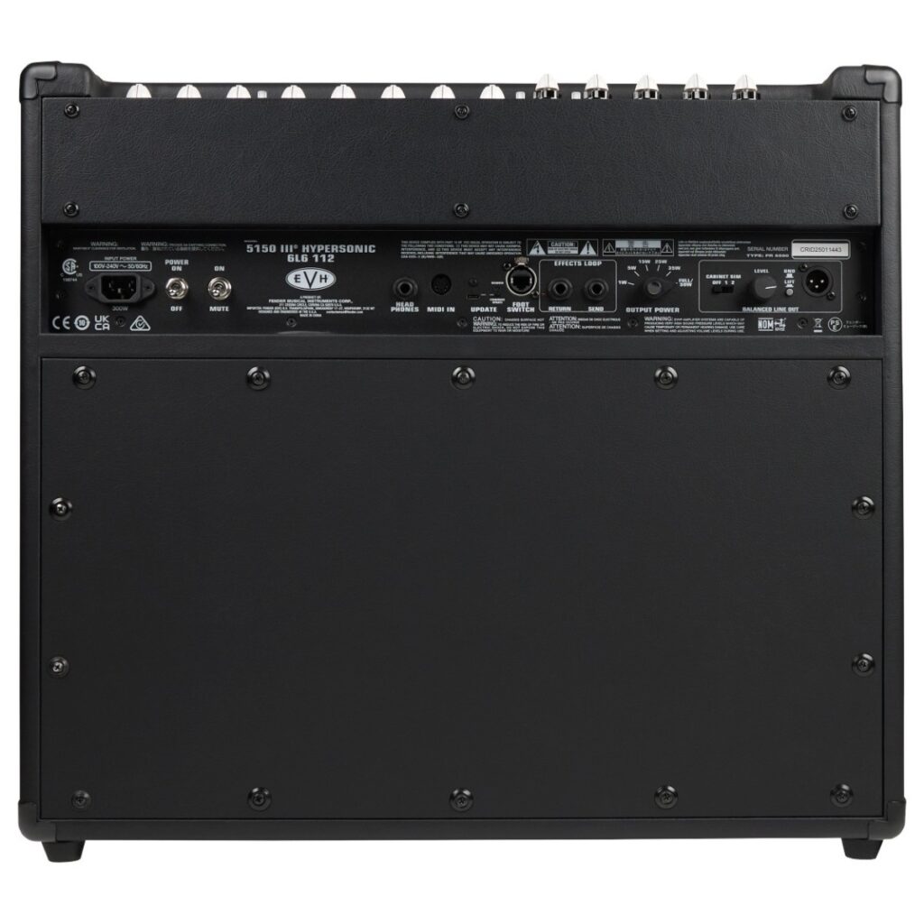 EVH 5150III Hypersonic 6L6 1x12 Black