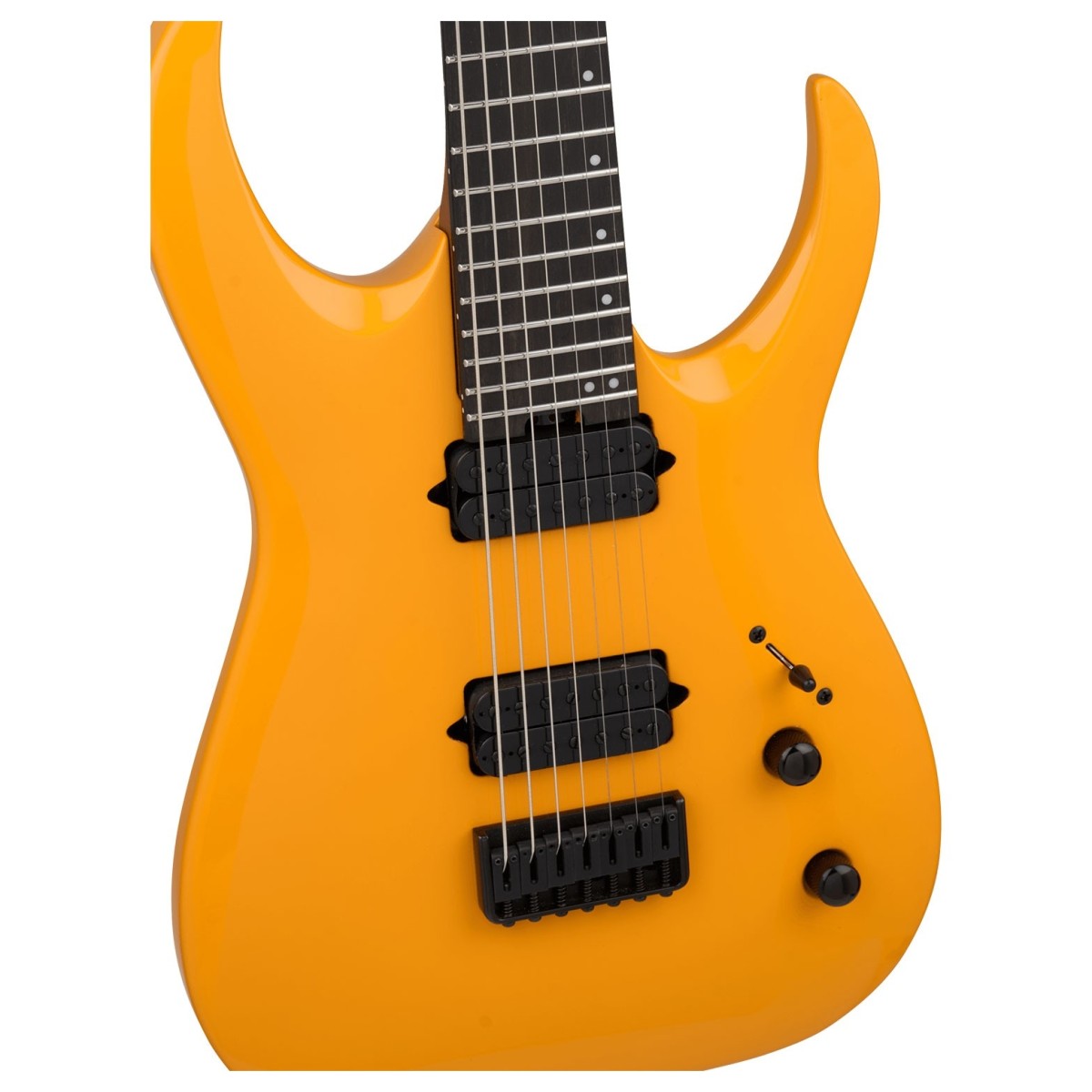 Jackson Pro Series Signature Misha Mansoor Juggernaut HT7 Ebony Fingerboard Signal Yellow