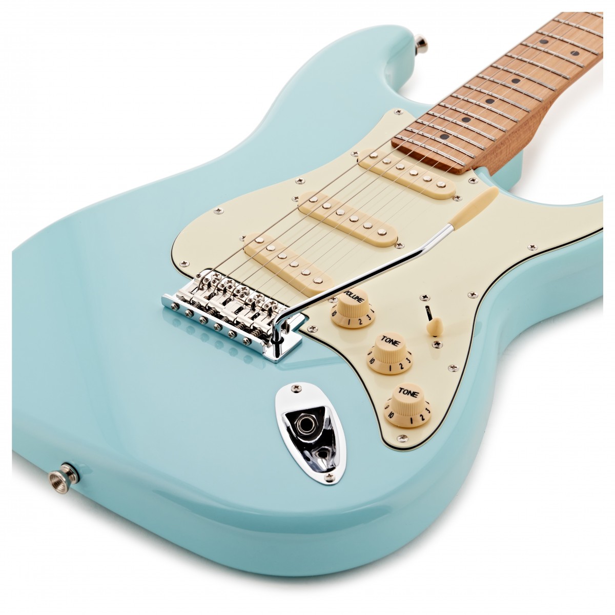 JET Guitars JS-300 Roasted Maple Blue