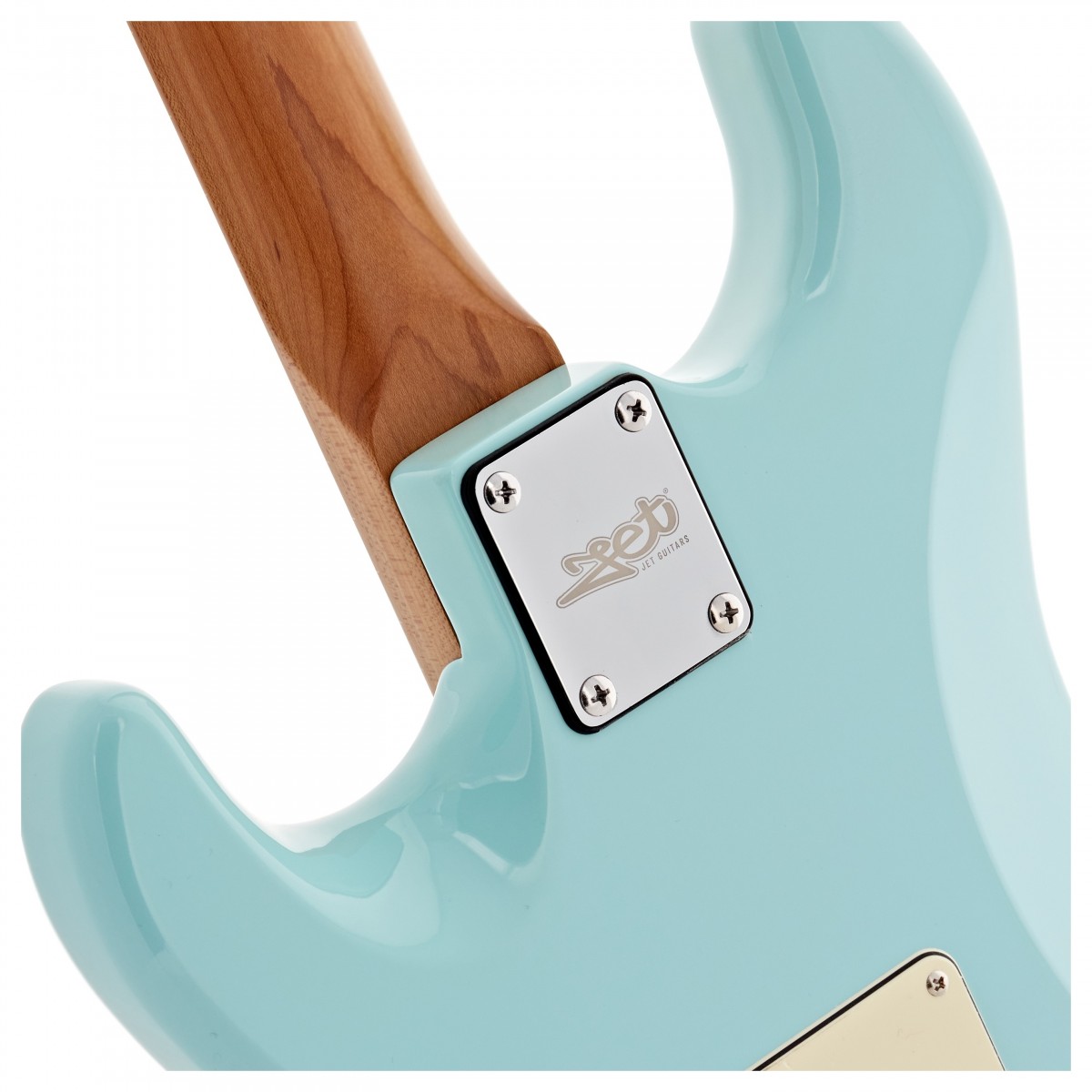 JET Guitars JS-300 Roasted Maple Blue