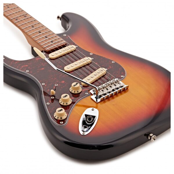 JET Guitars JS-300 Roasted Maple Left Handed Sunburst