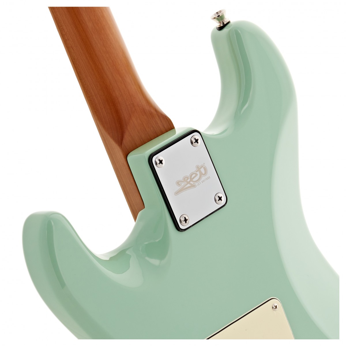 JET Guitars JS-300 Roasted Maple Sea Foam Green