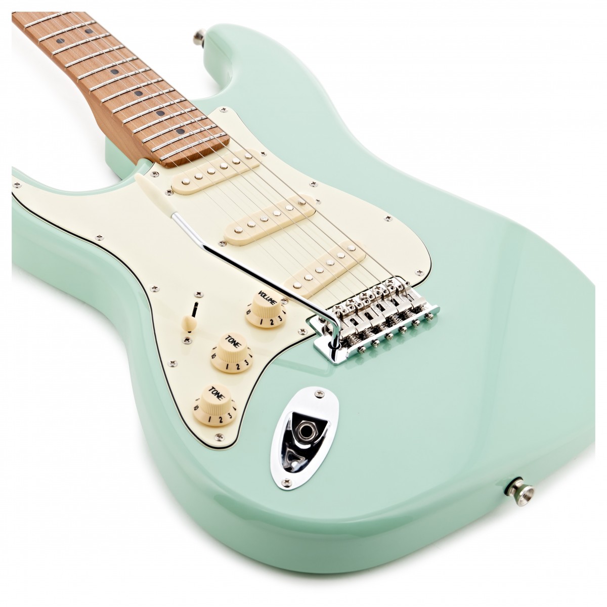 JET Guitars JS-300 Roasted Maple Left Handed Sea Foam Green