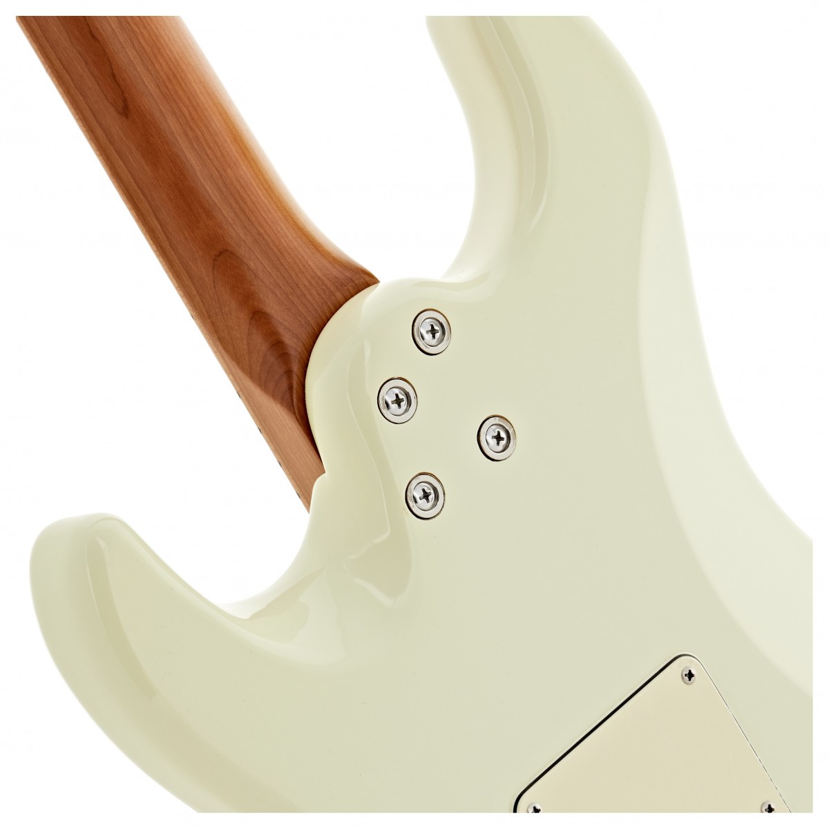 JET Guitars JS-400 HSS Roasted Maple Olympic White