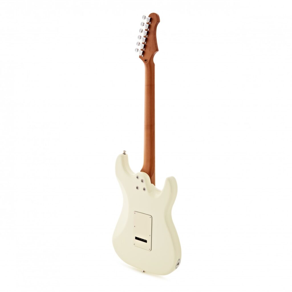 JET Guitars JS-400 HSS Roasted Maple Left Handed Olympic White