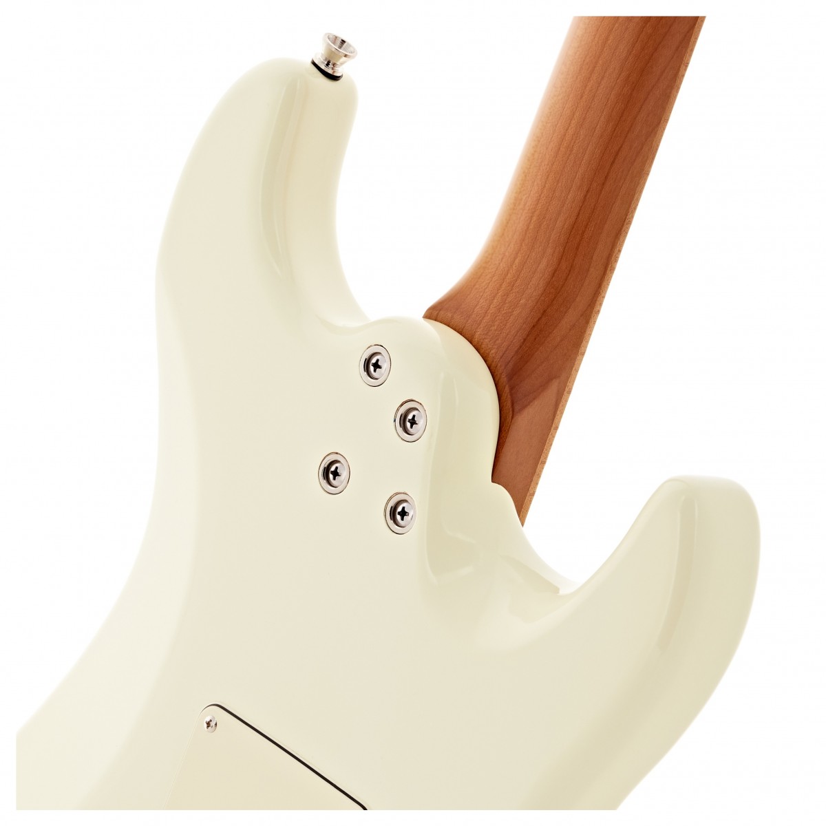 JET Guitars JS-400 HSS Roasted Maple Left Handed Olympic White