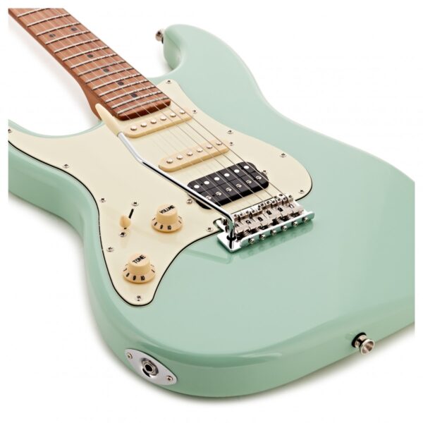 JET Guitars JS-400 HSS Roasted Maple Left Handed Sea Foam Green