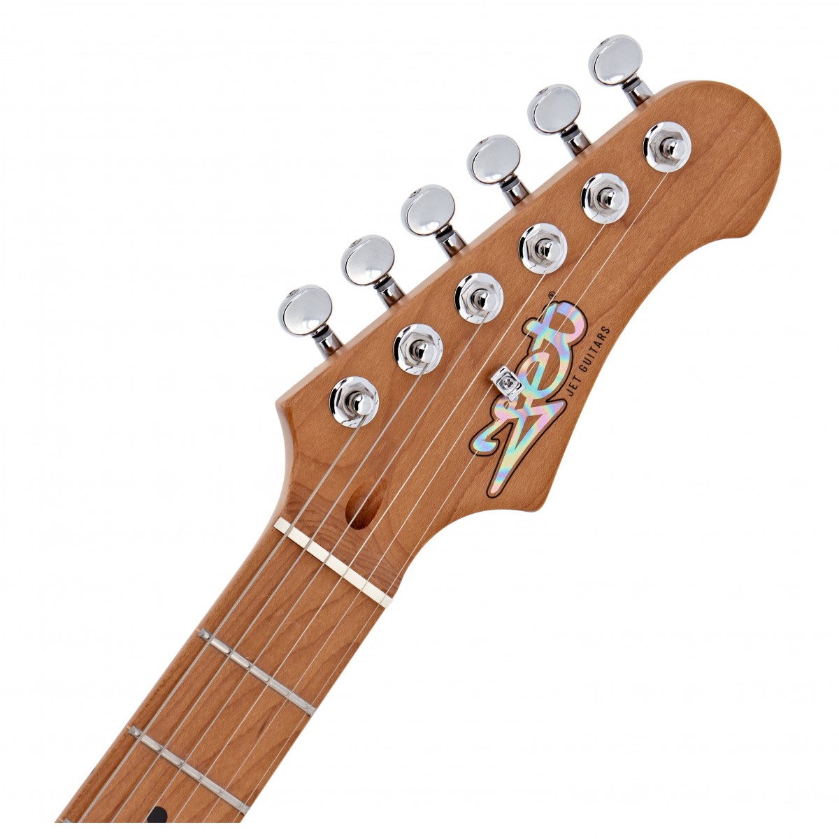 JET Guitars JS-450 Roasted Maple Transparent Black