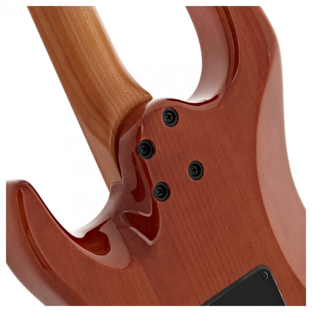JET Guitars JS-1000 Vulcano Roasted Maple Flamed Transparent Red