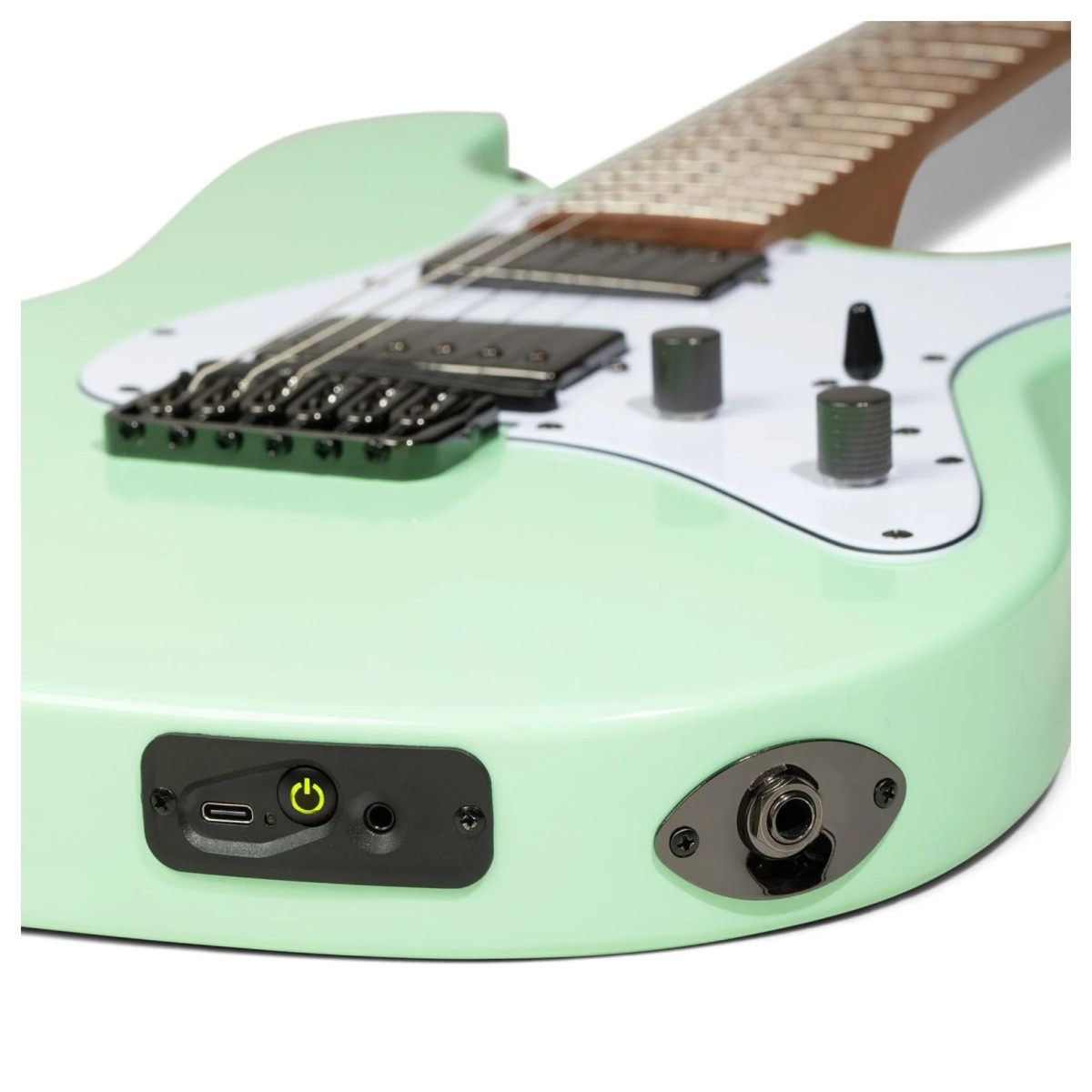Jamstik Standard MIDI Guitar and Padded Case Surf Green