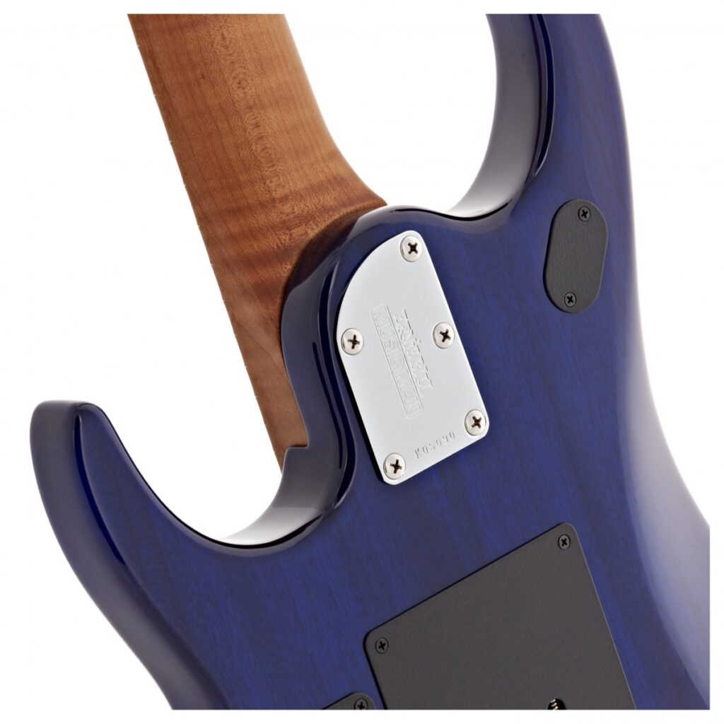 Music Man JP15 Quilt Top 7 String Cerulean Paradise