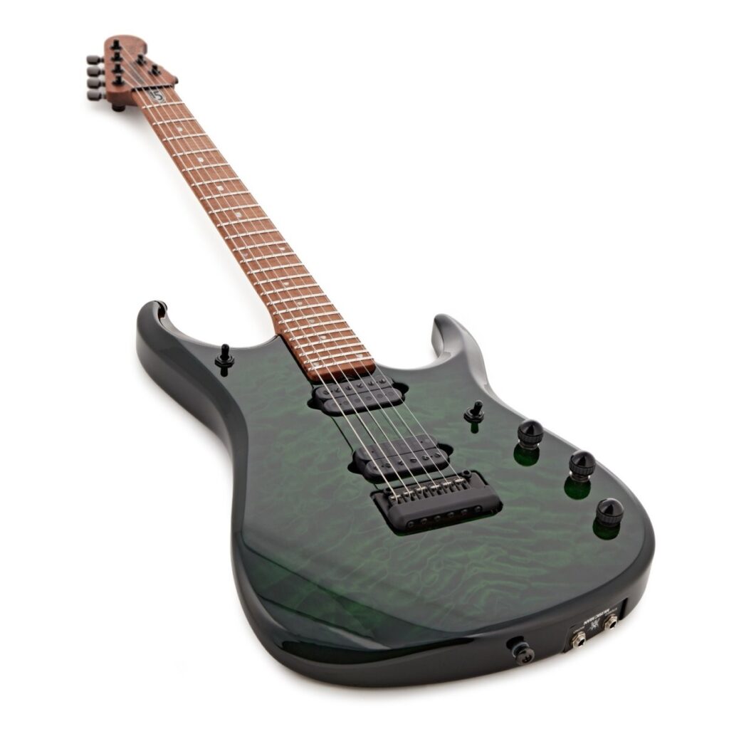 Music Man JP15 Quilted Maple Green Tiger Eye