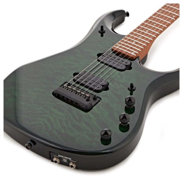 Music Man JP15 Quilted Maple Green Tiger Eye