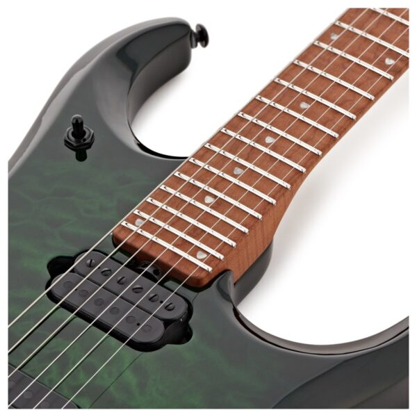 Music Man JP15 Quilted Maple Green Tiger Eye