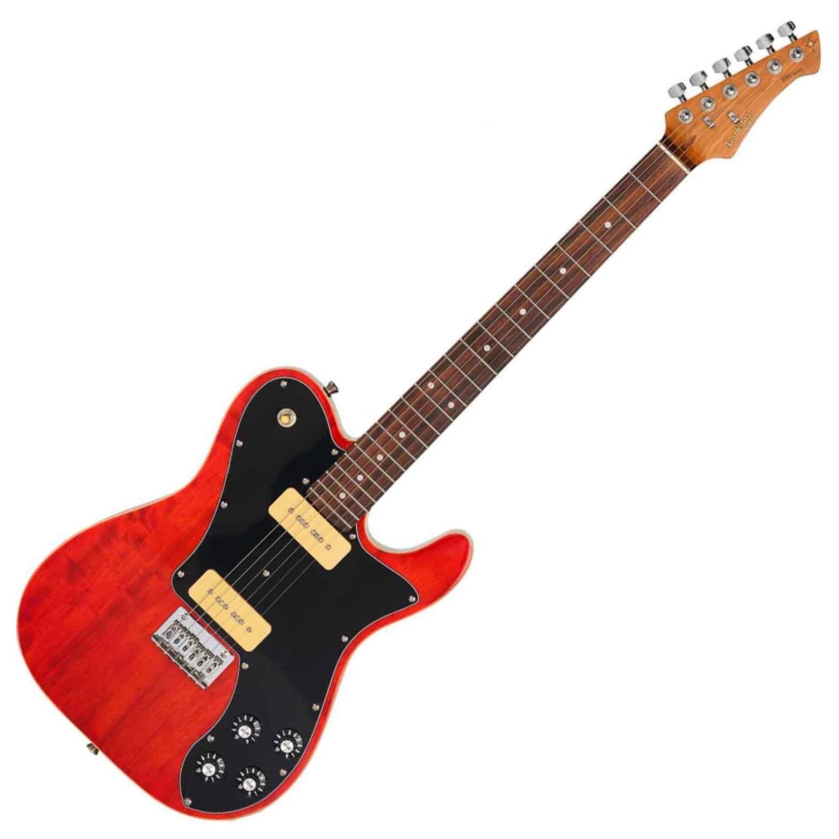 Tanglewood Northstar Pro NSP2NA Single Cutaway Electric Guitar Natural Red