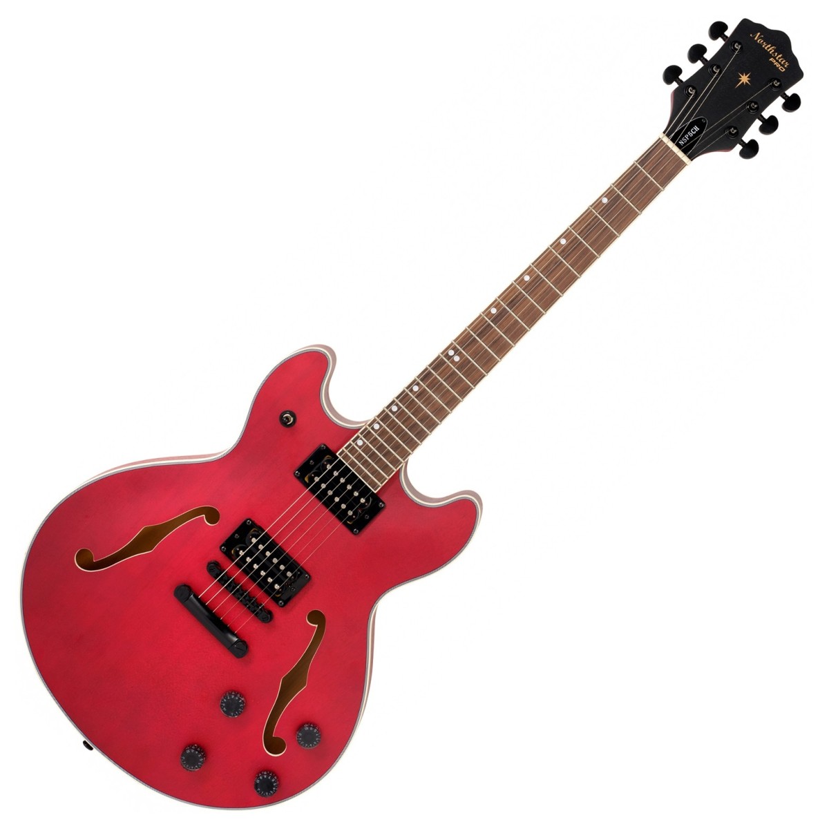 Tanglewood Northstar Pro NSP5CH Semi Acoustic Guitar Cherry Open Pore