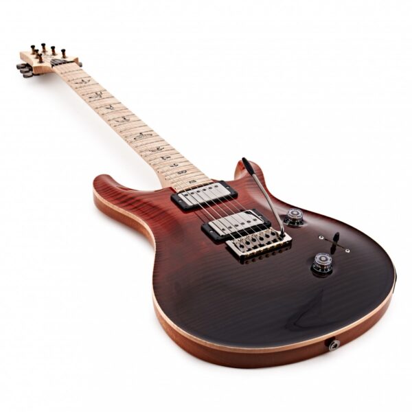 PRS Custom 24 Wood Library 10 Top Red/Grey Black Fade #0315130 (2022)
