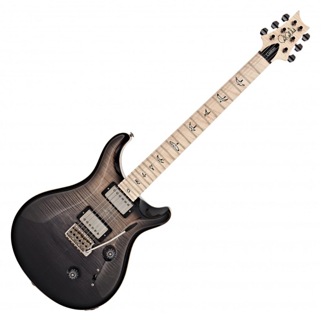 PRS Custom 24 Wood Library 10 Top Charcoal Fade Smokeburst #0315218 (2021)